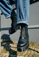 Sinclair Negro Tía Sally Botas - Negro - Dr Martens - The Bradery