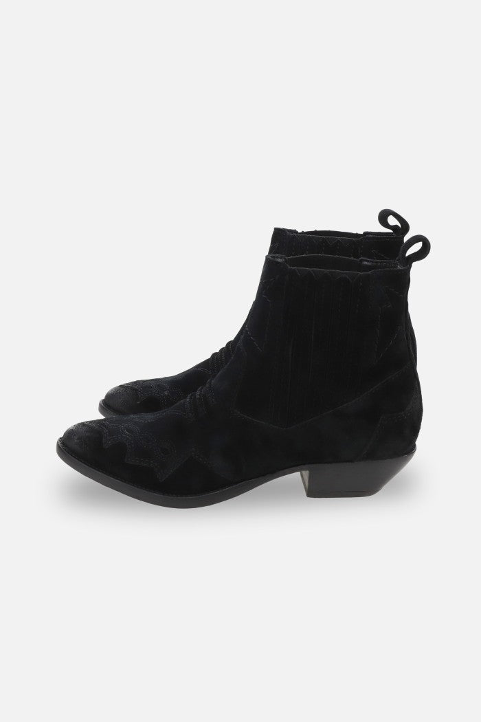 Tucson Black Ankle Boots - Black