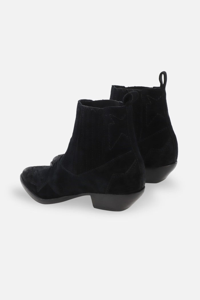 Tucson Black Ankle Boots - Black