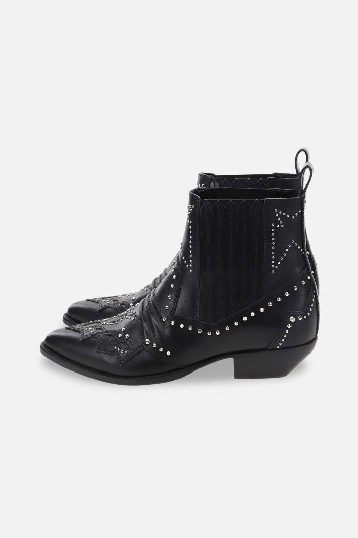 Tucson Studs Boots - Noir
