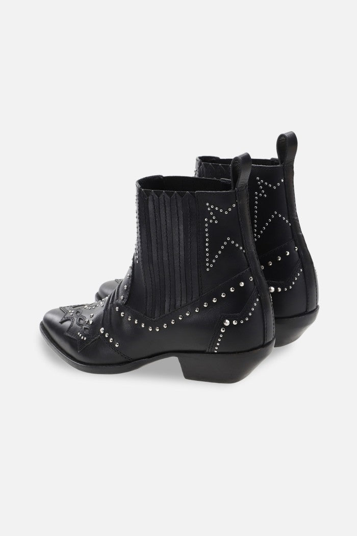 Tucson Studs Boots - Noir