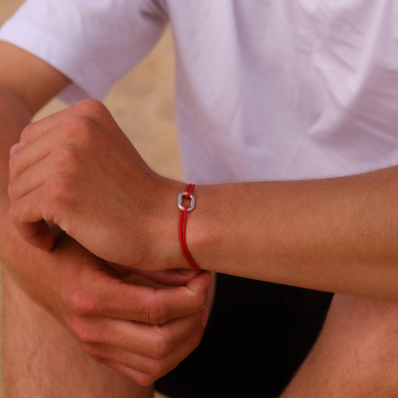 Bracelet Bossoir - Rouge