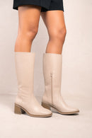 Bottes - Beige - Brigitte