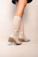 Bottes - Beige - Brigitte