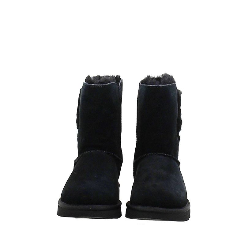 Botas Bailey Fluff Buckle - Negro - Mujer - UGG - The Bradery