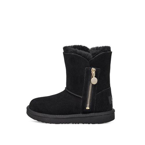 Bottes Cadet Bailey Zip Short - Noir - Enfant - UGG - The Bradery