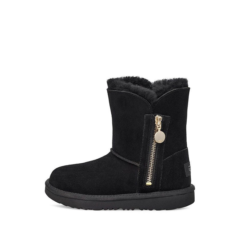 Bottes Cadet Bailey Zip Short - Noir - Enfant - UGG - The Bradery