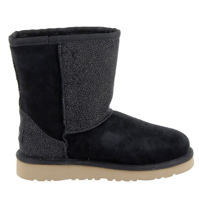 Bottes Classic Short Serein - Noir - Enfant - UGG2 - The Bradery