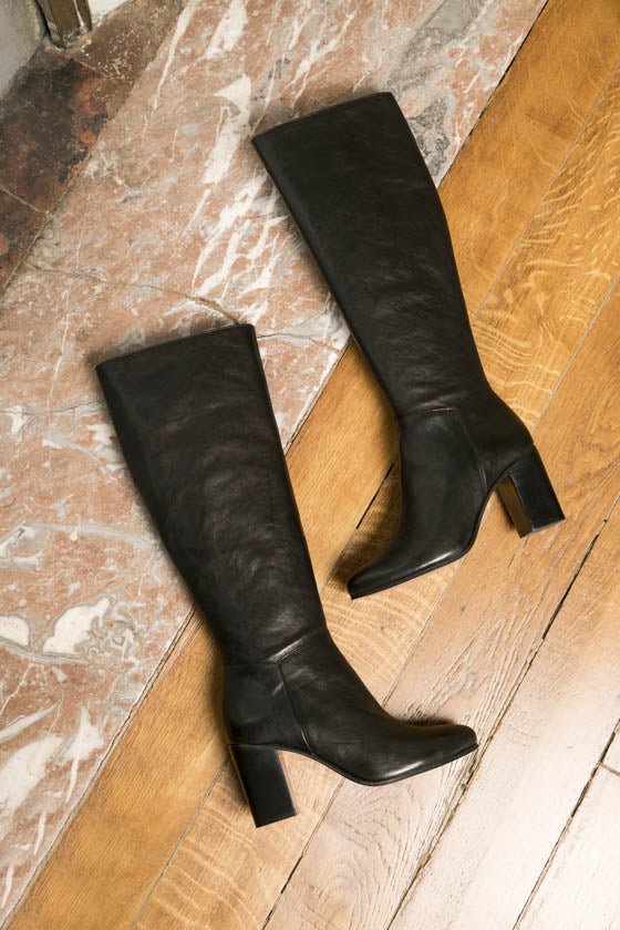 Johanna Boots - Black - Maison Toufet - The Bradery