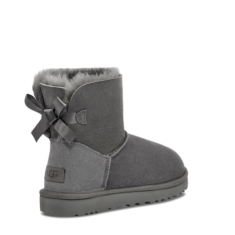 Botas Mini Bailey Bow II - Gris - Mujer - UGG - The Bradery