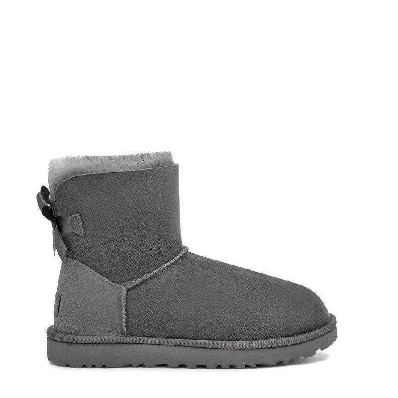 Botas Mini Bailey Bow II - Gris - Mujer - UGG - The Bradery