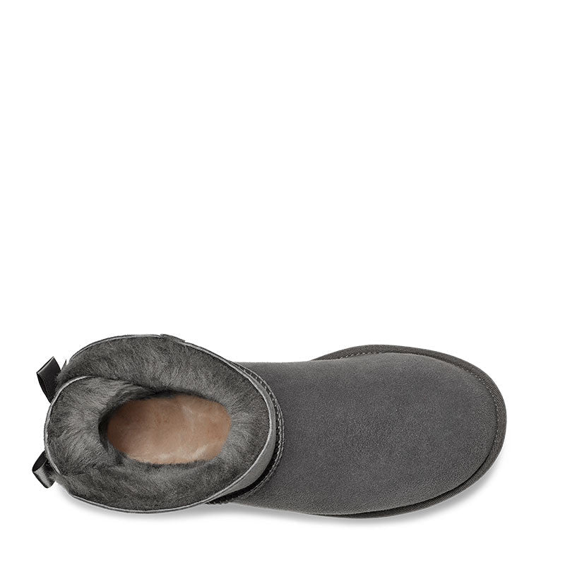 Botas Mini Bailey Bow II - Gris - Mujer - UGG - The Bradery