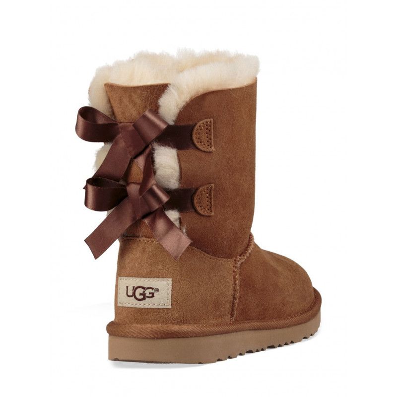 Bottines Bailey Bow II Grand Enfant - Châtaigne - Enfant - UGG - The Bradery