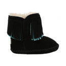 Bottines Branyon Fringe - Noir - Bébé - UGG - The Bradery
