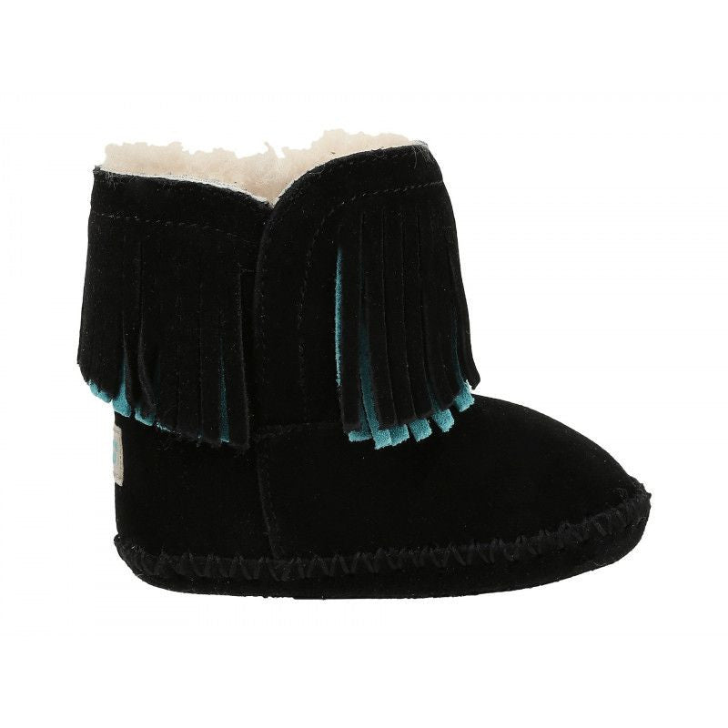 Bottines Branyon Fringe - Noir - Bébé - UGG - The Bradery
