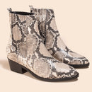 Elizabeth Python Boots Blanc - Anaki - The Bradery