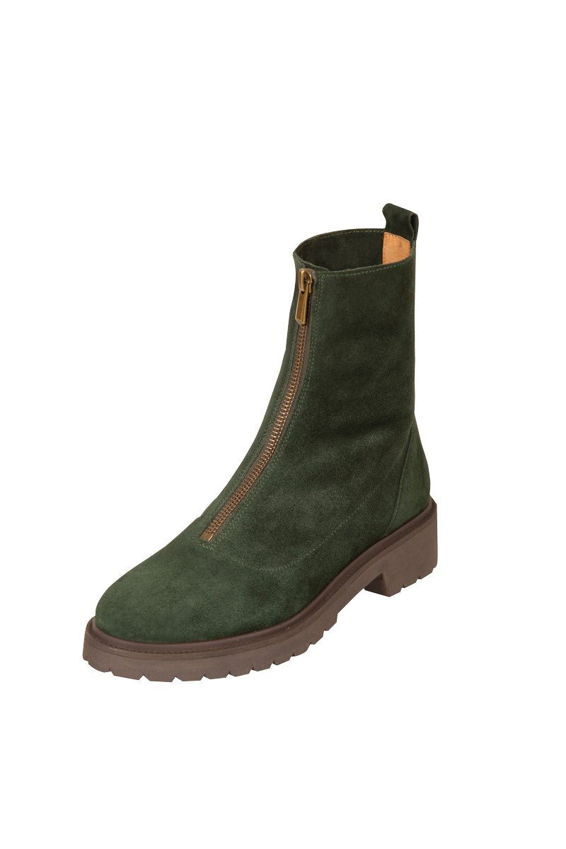 Zippees Boots - Green - Bensimon - The Bradery