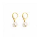 Boucles D'Oreilles Perle - Or / Perle D'Eau Douce - Nilaï - The Bradery