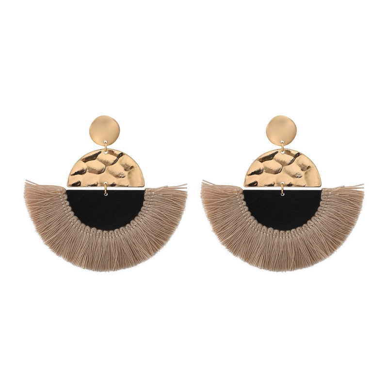 Boucles D'Oreilles Victory - Beige Boucles D'Oreilles Caroline Najman