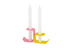 Bougeoir Flec - Bas - Jaune moelleux Accessoires Maison Noo.ma design