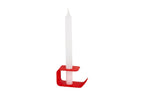 Flec Candleholder - Low - Poppy Red - Noo.ma Design - The Bradery