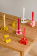 Bougeoir Flec - Grand - Jaune - Noo.ma Design - The Bradery