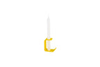 Bougeoir Flec - Grand - Jaune - Noo.ma Design - The Bradery