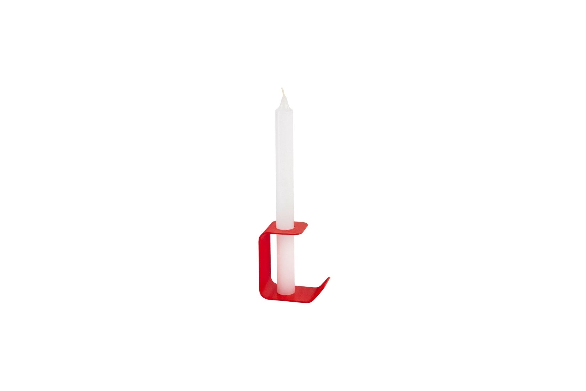 Bougeoir Flec - Grand - Rouge coquelicot - Noo.ma Design - The Bradery