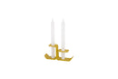 Flec Candle Holder - Large - Golden Green - Noo.ma Design - The Bradery