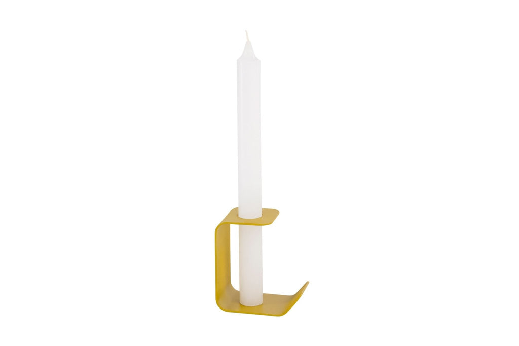 Bougeoir Flec - Grand - Vert doré - Noo.ma Design - The Bradery