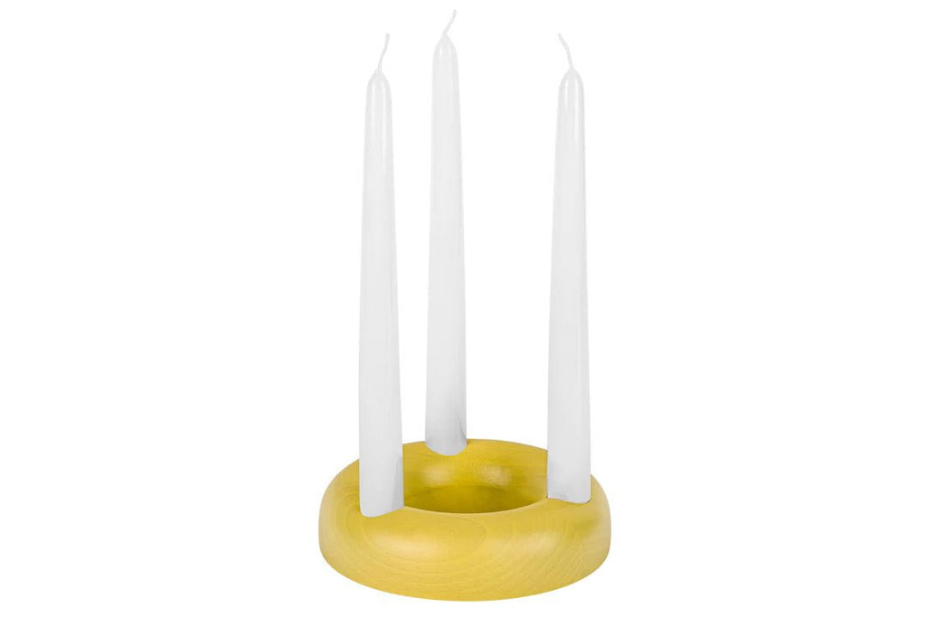 Candelabro Lums - Grande - Amarillo Mellow - Noo.ma - The Bradery