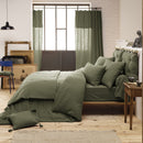 Bout De Lit Gaze De Coton 90 X 200 Cm Gaia Romarin - L'Effet Papillon - The Bradery