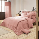 GAÏA Cotton Gauze Bed Comforter Peach Pink - L'Effet Papillon - The Bradery
