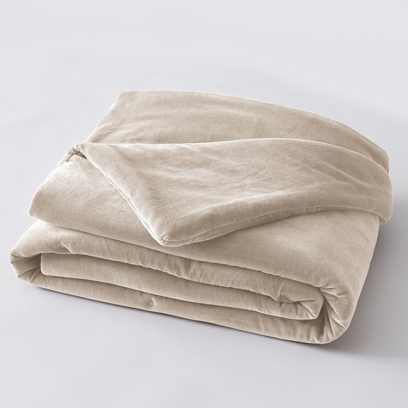 Bout de lit Gaze de Coton Velours de coton CÉSAR Pampa - L'Effet Papillon - The Bradery