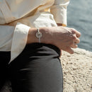 Bracelet - Aubier - Beige Et Blanc - Le Vent à la Française - The Bradery