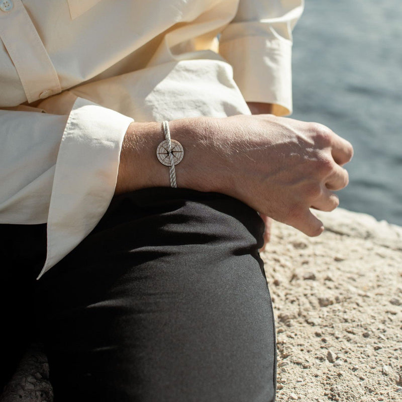 Bracelet - Aubier - Beige Et Blanc - Le Vent à la Française - The Bradery
