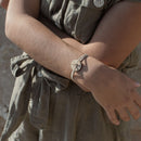 Bracelet - Aubier - Beige Et Blanc - Le Vent à la Française - The Bradery