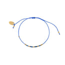 Bracelet Cordon Alexandra - Doré Bleu - Caroline Najman - The Bradery