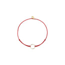 Bracelet Cordon Cercle - Rouge/Marron - Caroline Najman - The Bradery