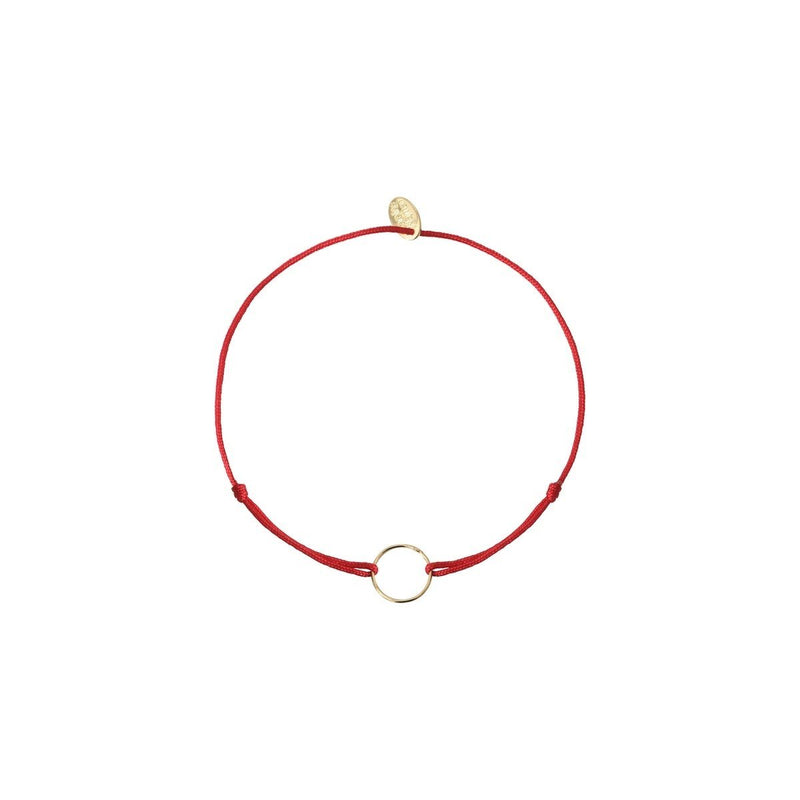 Bracelet Cordon Cercle - Rouge/Marron - Caroline Najman - The Bradery