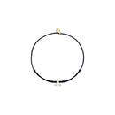 Bracelet Cordon Etoilecreuse - Noir / Gris - Caroline Najman - The Bradery