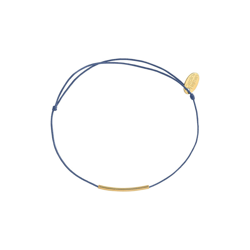 Bracelet Cordon Fineline - Bleu - Caroline Najman - The Bradery