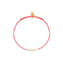 Bracelet Cordon Fineline - Tomate - Caroline Najman - The Bradery