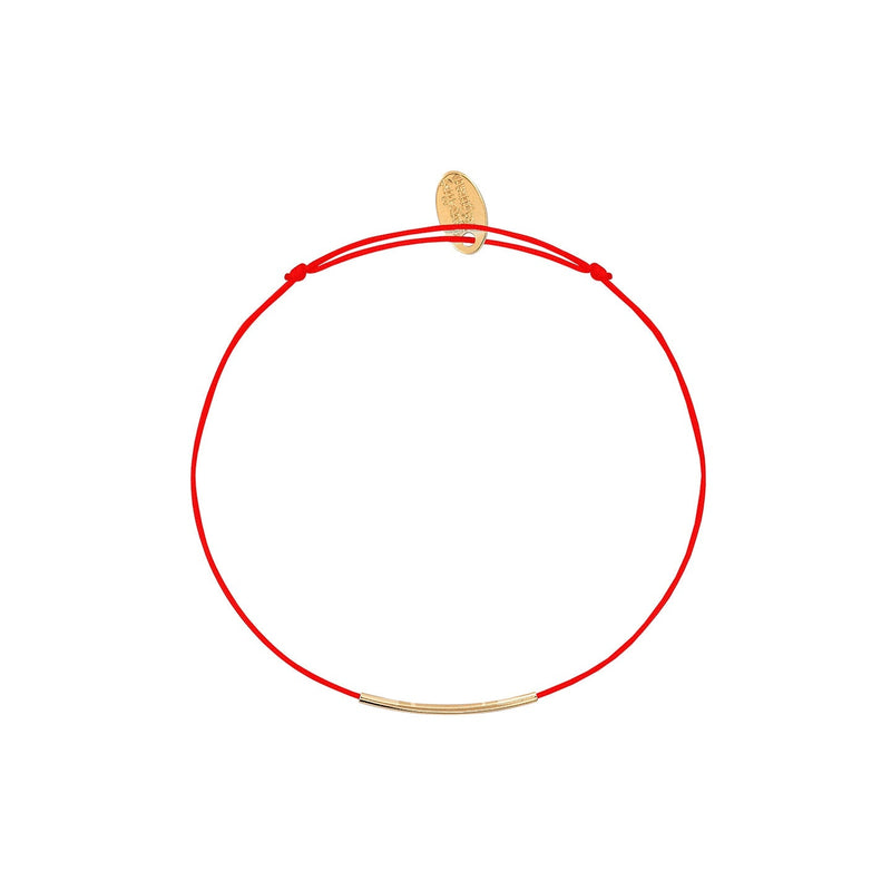 Bracelet Cordon Fineline - Tomate - Caroline Najman - The Bradery