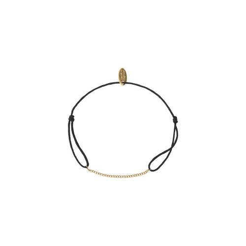 Bracelet Cordon Rocksimple - Noir / Gris - Caroline Najman - The Bradery