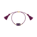 Bracelet Cordon Serti Gm - Violet - Caroline Najman - The Bradery