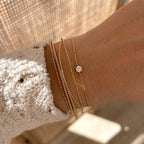 Pulsera Dani - Chapada en Oro