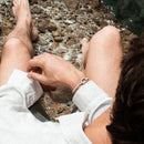 Bracelet - Hune - Beige Et Blanc - Le Vent à la Française - The Bradery