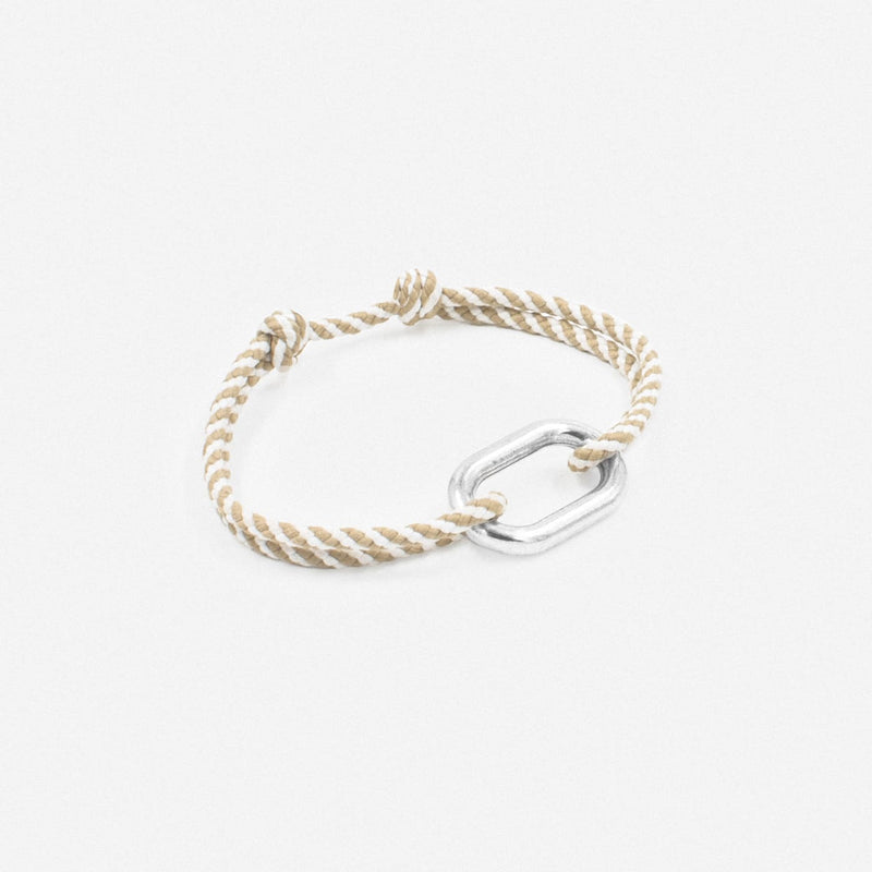 Bracelet - Hune - Beige Et Blanc - Le Vent à la Française - The Bradery