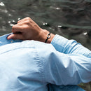 Bracelet - Mât - Bleu Et Blanc - Le Vent à la Française - The Bradery